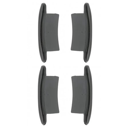 cyclingcolors 4x Embout guidage de lame de volet roulant en PVC noir Coulisse Maintien Treuil Fenêtre Store Ouverture Fermeture