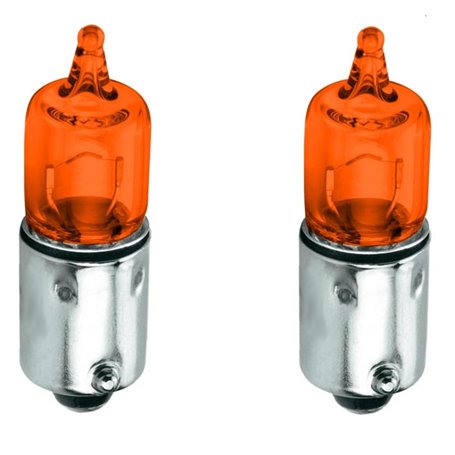 cyclingcolors 2x ampoule 12V 23W BA9S orange auto moto scooter
