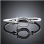 CYSJ 925 Sterling Silver Filled Horse Shoe Bangle Fer à Cheval Goutte d'eau Bracelet Bijoux Femmes Saint Valentin Cadeau
