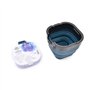 ART&GO - Station Aquarelle Nomade - Pot en Silicone et Porte-Pinceaux Tout en Un et Palette de Peinture - Atelier Compact pour A