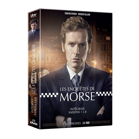 [Elephant Films] Edition française officielle - Les Enquêtes de Morse - Intégrale saisons 1 à 8 - Coffret 33 DVD
