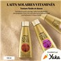 Soleil Noir - Lait Solaire Vitaminé SPF50+ Très Haute Protection Solaire UVA et UVB - Peaux Claires - Actifs Anti-Âge et Vitamin