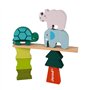 Janod - Les Animaux Equilibristes - Jeu d'Equilibre - Jouet Educatif et d'Eveil - Apprentissage Motricité Fine - Partenariat WWF