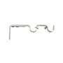 Supports pour tringles à rideaux doubles gouttières ø 20 mm