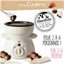 ScrapCooking - Chocolate Factory - Appareil Fondue à Chocolat - Pour 2 à 4 Personnes - Machine Fondue Chocolat Électrique - Idée