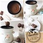 ScrapCooking - Chocolate Factory - Appareil Fondue à Chocolat - Pour 2 à 4 Personnes - Machine Fondue Chocolat Électrique - Idée