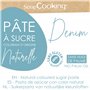 ScrapCooking - Pâte à Sucre Bleue « Denim » 250 g - Colorant d’Origine Naturelle - Sans Gluten, Sans Huile de Palme - Pour Gâtea