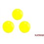Balles Baby Foot Liège Jaune Fluo (par 3)
