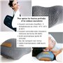 Coussin Relaxant Cervicales À Mémoire De Forme - Traction Cervicale Douce - Sac Noir Fourni - CLIMSOM