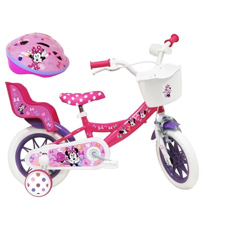 A.T.L.A.S. Vélo Enfant 12' Minnie de Disney équipé de 1 Frein