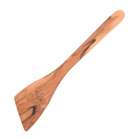 Berard 66575BF, Spatule large biseautée en bois d’olivier fait-main, idéale cuisine et service - 30 cm. Berard 66575BF