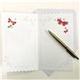 Afie 15-6505 Carte avec Enveloppe Heureux Anniversaire pour Fille Femme Gros Papillon Rose Fleurs des Champs Champêtre Libellule