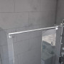 AURLANE Barre de Fixation - Liaison - pour Douche à l'italienne - Freedom 2 Link - Barre DE Liaison
