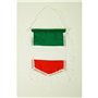 AZ FLAG - Fanion Italie Pour Décoration Voiture Avec Cordelettes - Mini Drapeau Italien - 13x10 cm