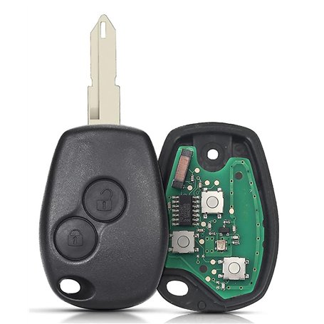 ProPlip Clé complète avec électronique à Programmer Compatible Kangoo Modus Clio Master Scénic Logan Trafic Sandero Duster Vivar