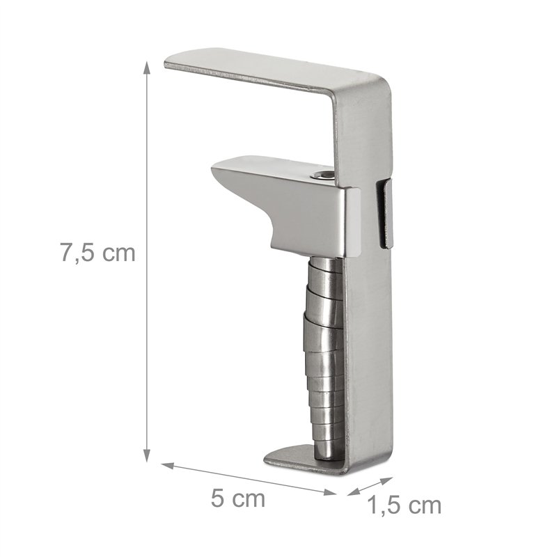 Trimming Shop Ensemble de Perforatrice et illet Cadre Outil à Main pour Métal Ovale Oeillets - métal, 40 mm
