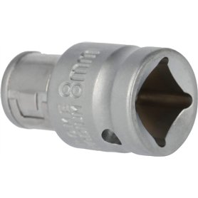 M+R Taille-crayon double en bois (hêtre) pour crayons de 8