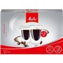 MELITTA Lot de 2 verres en borosilicate pour café long 200 ml transparent