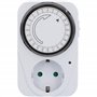 UNITEC Minuterie journalière mécanique intérieure IP20 analogique Blanc 15 Minutes d'intervalle réglable