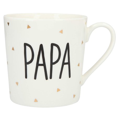 Depesche 5909.002 Tasse avec Anse en Porcelaine 300 ml Inscription Papa