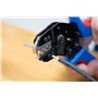 WEICON TOOLS Pince à sertir MULTI, pince à sertir avec magasin interchangeable, jeu de pinces pour embouts, mécanisme à cliquet