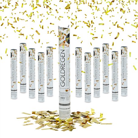 Relaxdays Canons à confettis 12x