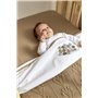 Meyco Baby Uni spannbettlaken beistellbett - 2er Pack - Taupe - 50x90cm