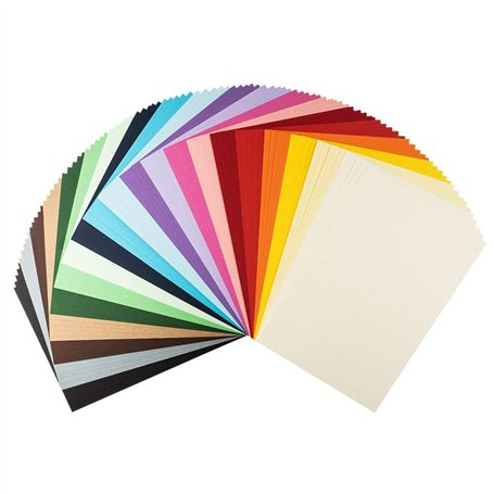Ideen mit Herz 100 feuilles de papier | Papier Coloré pour Bricolage pour travaux manuels et décoration