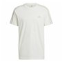 T-shirt à manches courtes homme Adidas Essentials 3 Bandas Blanc L