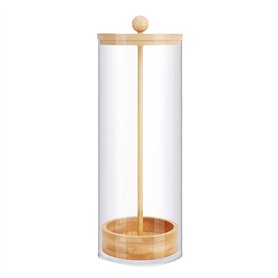 Navaris Bol en Verre - Lot 2X saladier en Verre trempé Transparent pour céreales pâtes Soupe Salade Fruits Glace - Bol mélangeur