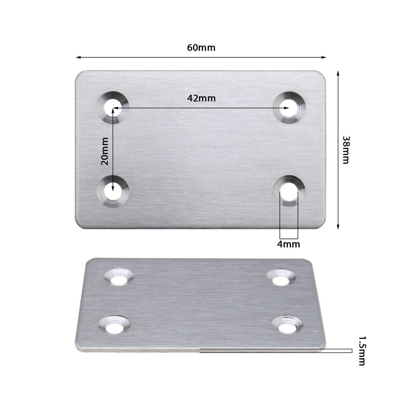 Offgridtec Lot de 10 vis à double filetage M10 x 200 en acier inoxydable avec plaque d'adaptation et joint en caoutchouc EPDM