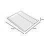LUTH Premium Profi Parts Grille de cuisson 455 x 375 x 31 mm Accessoire pour four compatible avec Bosch Siemens Neff 00577170 JZ