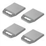 Lot de 4 plaques de support empilables