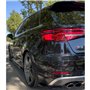 Oneway Jupes de pare-chocs arrière (coins) compatible avec Audi S3 Sportback 8V Facelift 2016-2020 - Noir brillant