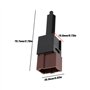 iapyx® Lot de 4 œillets d'arrimage/de construction avec bride 800 daN