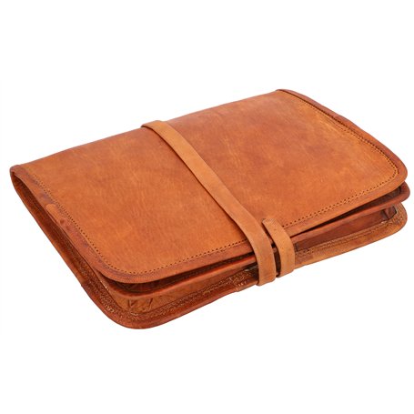 Gusti Cuir nature - Housse ordinateur portable Chuck Pochette Notebook 10