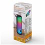 MusicMan Enceinte Bluetooth Portable avec lumières Disco RVB, Radio FM, Lecture USB et MicroSD, Batterie 1800 mAh, Microphone in