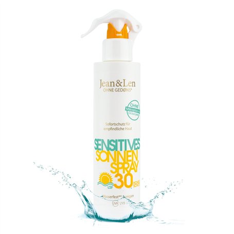Jean & Len Sensitiv Spray solaire 30 SPF résistant à l'eau
