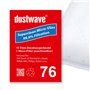 Dustwave® Lot de 10 sacs d'aspirateur compatibles avec Philips TCX 511 Classique Aspirateur traîneau de marque - Fabriqué en All