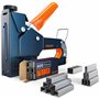 Presch Kit d'agrafeuse manuelle professionnelle - Agrafeuse murale avec un assortiment de 600 agrafes pour le bois