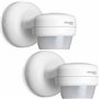 Oktaplex Lot de 2 Mia Détecteur de Mouvement 360 degrés Extérieur pivotant IP65 en saillie Capteur de Mouvement 10 m portée 230