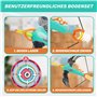 Bogenkönig 20 flèches et arcs pour enfants avec ventouse, 1 arc, 1 cible et 2 brassards | Jouet intérieur et extérieur pour enfa