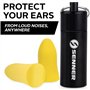 Senner ® SchaumPro | Protection auditive pour un sommeil paisible ou une protection au travail – Bouchons d'oreille avec haute i