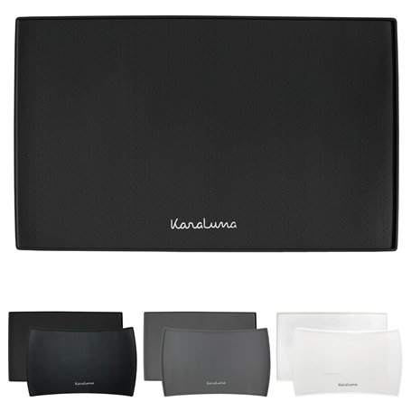 Tapis de Bol KaraLuna en Silicone 60x40cm (Noir