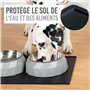 rectangulaire) Tapis gamelle Chien Tapis gamelle Chat Tapis Silicone Animaux Ta