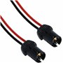 L & P Car Design Lot de 2 W5W T10 194 W3W Support de Douille Ampoule caoutchouc Connecteur T10 W5W WY5W Adaptateur Lampe feux cl