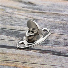 Taddart Minerals - Pendentif - En pierre précieuse naturelle tourmaline Schörl - Avec chaîne en cuir