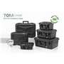 TOMcase Mallette pour Tablette, Ordinateur Portable et Accessoires, Mallette étanche ECO à Coque Dure avec Mousse prédécoupée/Cu