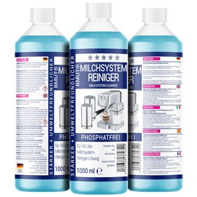 1000 ml de nettoyant concentré pour système de lait pour machine à café, mousseur à lait, nettoyant à mousse de lait, nettoyant  1000 ml de nettoyant concentré pour système de lait pour machine à café