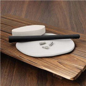 LEBENLANG Moulin à sel et poivrier electrique rechargeable - Avec batteries et accessoires & Pour sel gros I Moulin sel poivre e